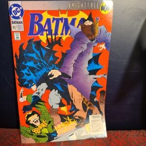 135926 BATMAN # 492 DC COMIC 1993 MODERN AGE KNIGHTFALL STORY BEGINS! NM 1st Edi